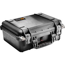 Pelican 1450 Watertight Hard Case Without Foam Insert - Black