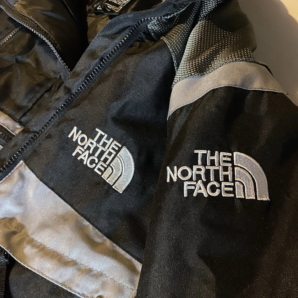 VTG The North Face Mens Jacket Black LARGE Steep Tech Scot Schmidt BROKEN ZIPPER - Image 3 of 4