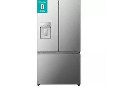 Image of Hisense RF815N4SESE Total No Frost Plumbed American Fridge Freezer - Silver