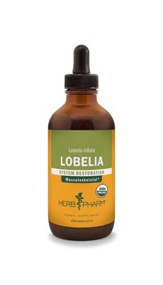Herb Pharm Certified Organic Lobelia Liquid Extract for Musculoskeletal System