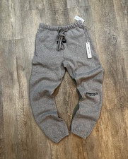 Essentials Mens Gray Fleece Jogger Sweatpants...