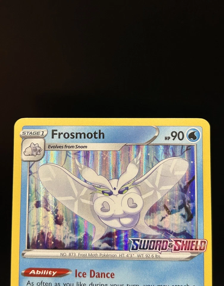 Frosmoth SWSH007 - Pokemon Sword & Shield Black Star Promo Card - NM - Image 2 of 3