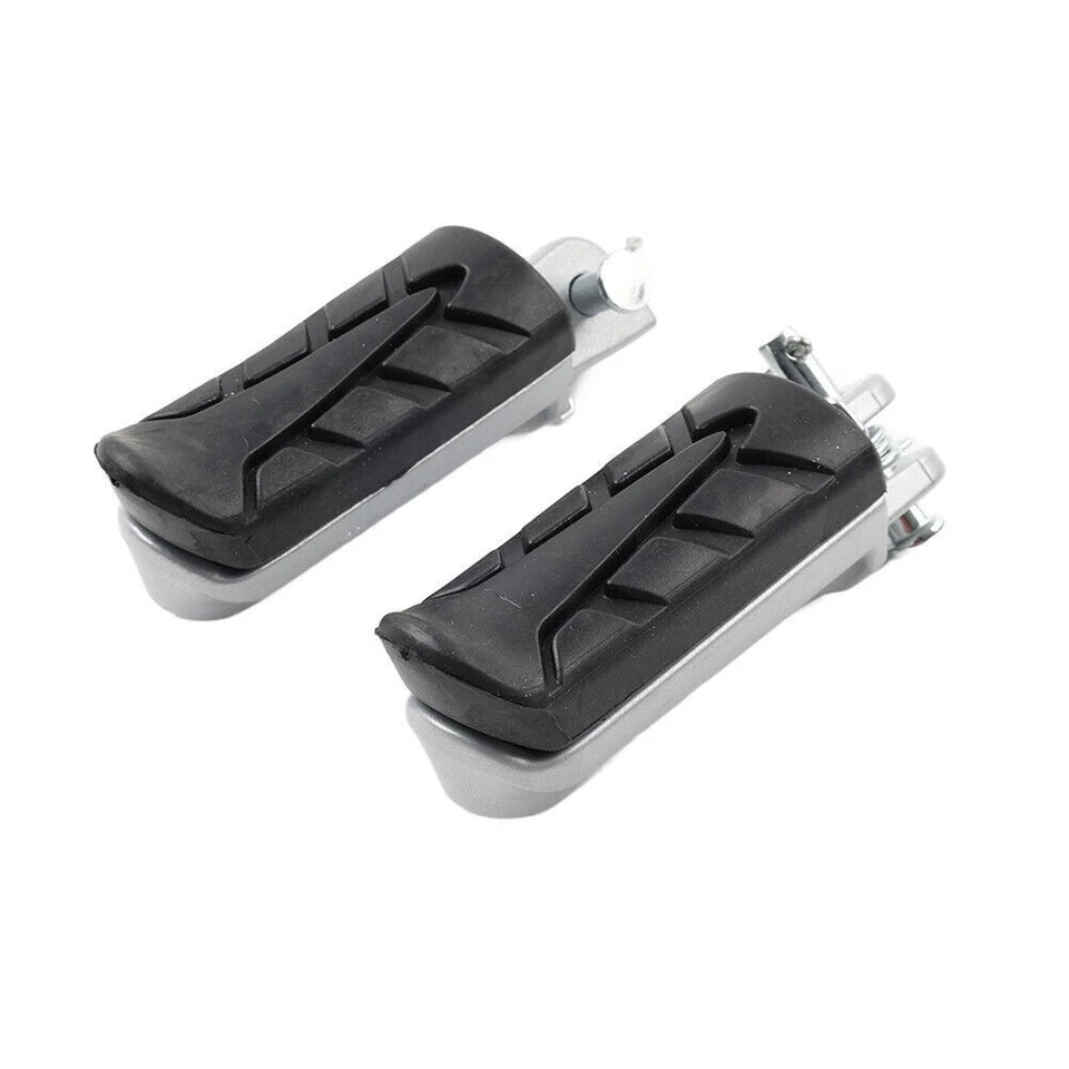 1 par de clavijas delanteras universales para motocicleta reposapiés de pedal para Honda Grom MSX125 Foto 3 de 4
