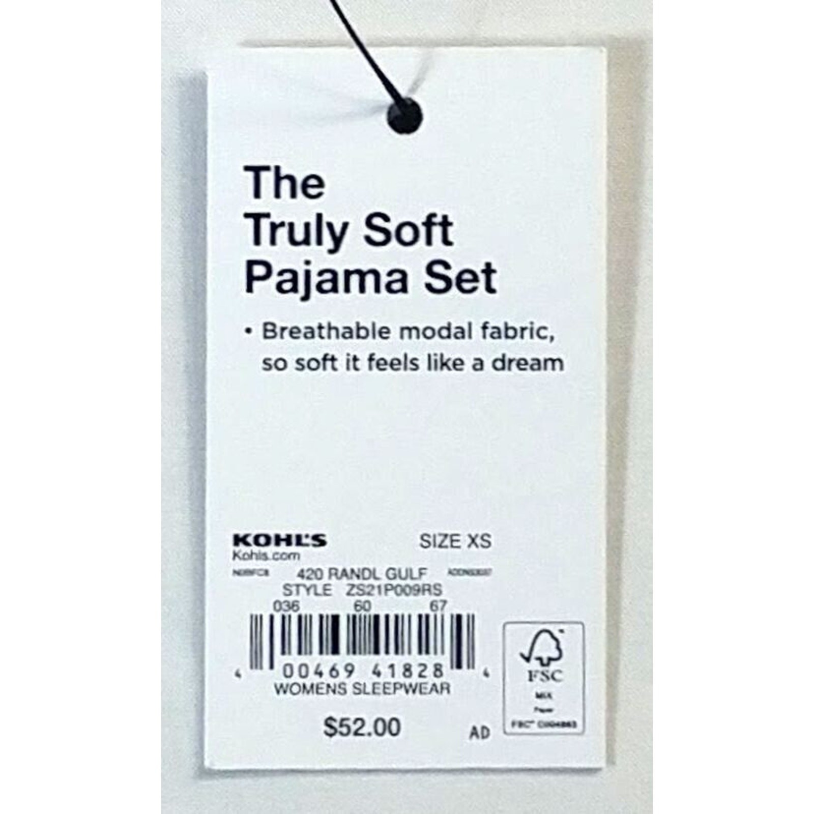 SO Goods for Life 2 Pc Pajama Set Button Top & Pants Women's XS NWT