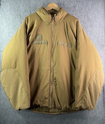 Wild Things Extreme Cold Weather Parka Coat Coyote Brown Primaloft Large Regular