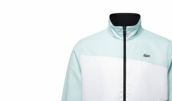 Men Lacoste Jacket White Micro-Ripstop 36 / S / 44