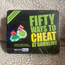 Marvin's Magic Fifty Ways to Cheat At Gambling Sealed And New In Box