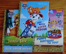 Paw Patrol Nickelodeon Little Golden Books LOT OF 5