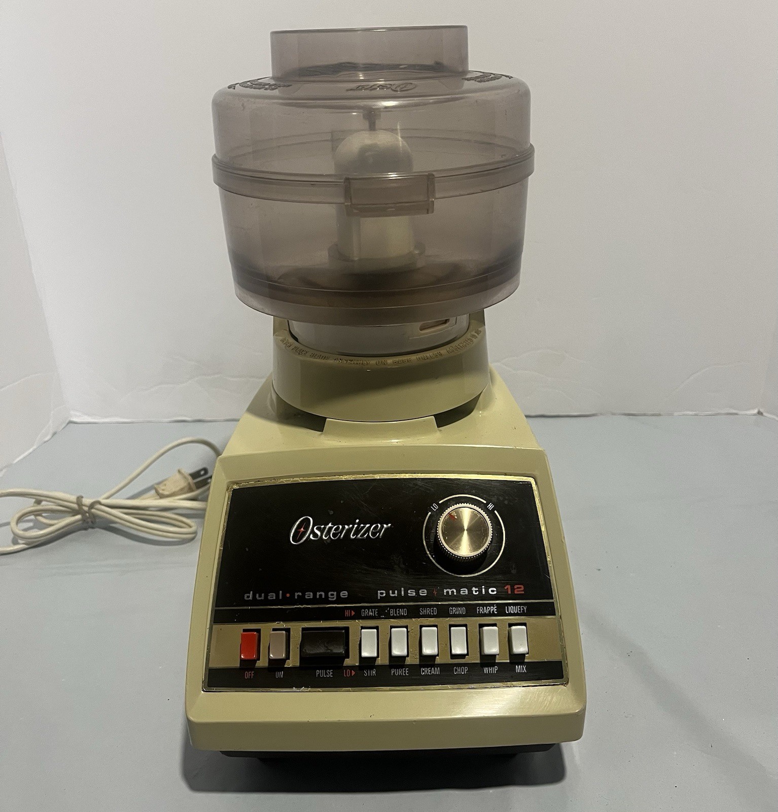 Osterizer Pulse Matic 12 Dual Range Cycle Blender Food Proce