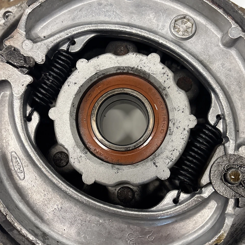 1986 Honda FourTrax BIG RED ATC 250 TRX250 2x4 OEM REAR BACK BRAKE DRUM ASSEMBLY - Imagem 3 de 4