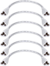 T5 T8 LED Tube Connector Adapter Cable Connector Cable Wire 8 Inch Double Male t