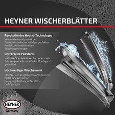 HEYNER® Scheibenwischer-Set für SKODA OCTAVIA II 1Z3 von 05.2004 - 06.2013