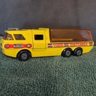 Vintage 1972 Matchbox Super Kings K-7 Racing Car Transporter Yellow Lesney