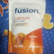 60 Fusion Carmel Bariatric Calcium soft Chews Citrate Vitamin dietary D3  -ii