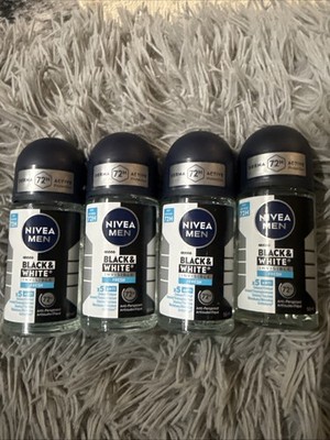 Nivea men 72H roll on invisible Fresh Black and white anti-perspirant  50ml
