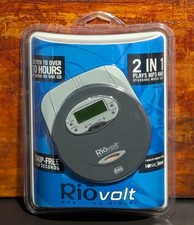 Rio Volt SP50 2 in 1 MP3 CD Player Skip Protection Text Display - New Sealed