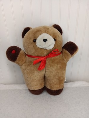 Teddy Tech Vintage Big Hug Brown Teddy Bear Cough Buddy Plush Stuffed Toy 16 