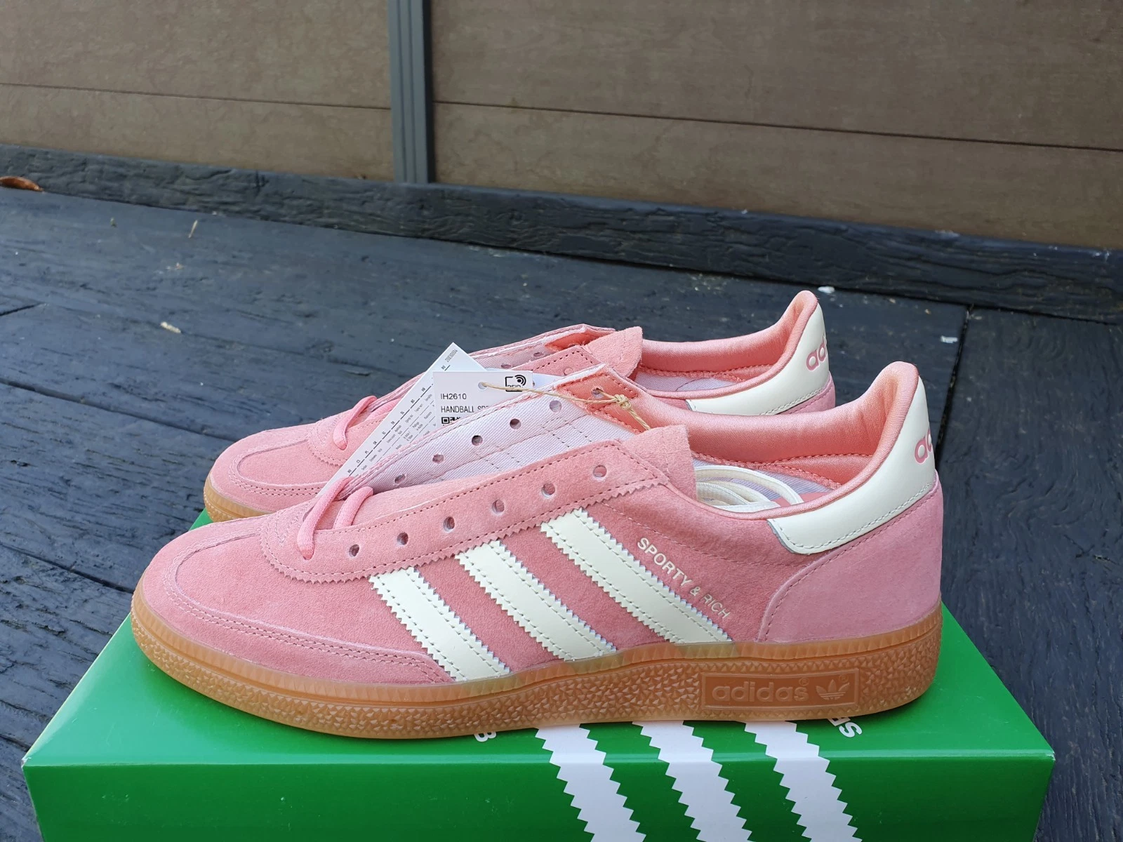 Adidas Pallamano Speciale Sporty & Rich Pink Gum UK 10 EUR 44 2 3 US 10.5 IH2610