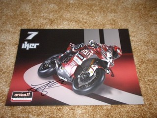 WSBK 2026 Iker Lecuona signierte Autogrammkarte