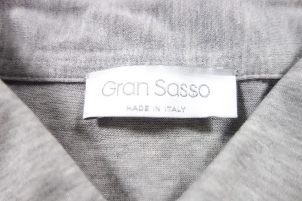Camisa Polo Gran Sasso Para Hombre 56 XL Gris Manga Corta Italia Algodón Informal Foto 2 de 4