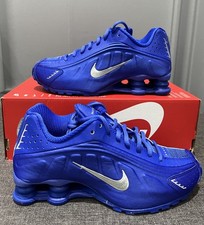 W Nike Shox R4 - Racer Blue/Metallic Silver - HJ7303 445 - Rare - UK 4/EUR 37.5