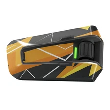 For Cardo Packtalk Edge Protection Sticker Decal Abstract Orange