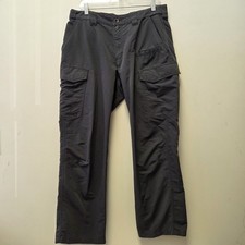 5.11 Tactical Men's 34X30 Gray Fast-Tac Ripstop Cargo Pants 74439-018