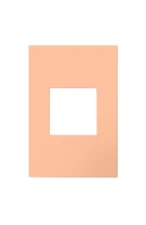 Legrand Adorne 1-Gang Decorator/Rocker Plastic Wall Plate w/ Microban PEACHY