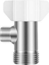 Brass T Valve Bidet T Adapter 7/8" x 7/8" x 3/8" Bidet Tee Connector Bidets Pipe