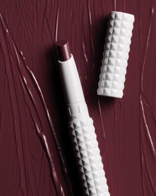 Kat Von D Epic Kiss Lipstick 'Womanism' Deep Plum Cream NIB Full Sz
