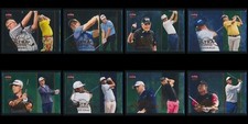 2023 Fleer Ultra Golf Ultra Stars SSP Case Hit Insert Complete Set 8 Cards