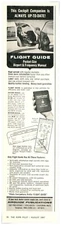 Print Ad Airguide Publications Flight Guide Vintage 1967 1/3-Page Advertisement