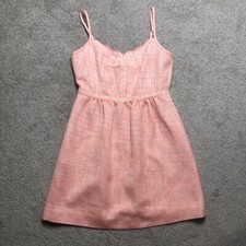 J Crew Dress Women Sz 6 Mini Tweed Lined Adjustable Spaghetti Straps