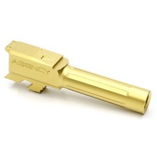 Agency Arms Mid Line Drop-In 9mm Barrel Fluted Fits Glock 43 Gold  MLG43FTIN