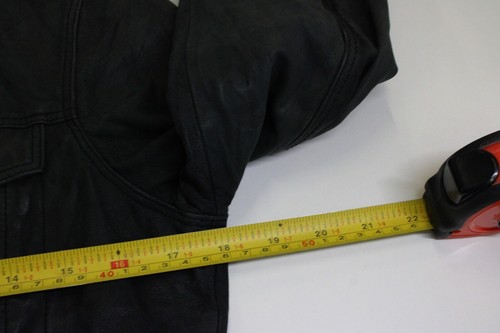 Levi's Womens Leather Jacket Size Small Black Unreleased Sample Tunic Cropped - Picture 9 of 12