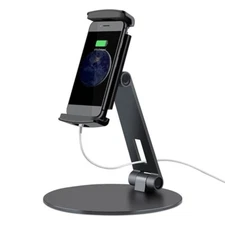 Multi-angle Cell Phone Stand Holder Aluminum Cradle Dock for 4-14 Lazy Bracket