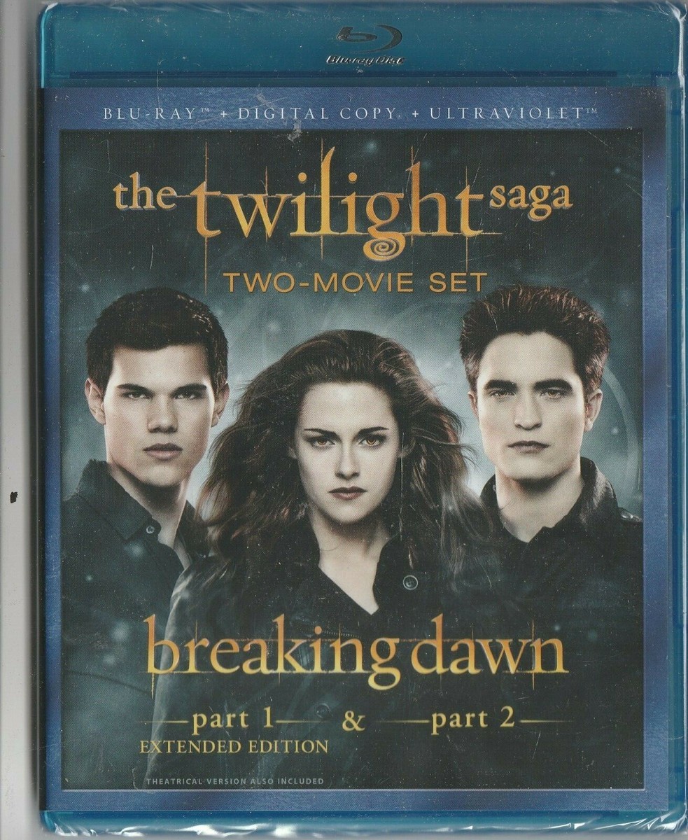 THE TWILIGHT SAGA TWO MOVIE SET BREAKING DAWN PART 1 & 2 BLU-RAY