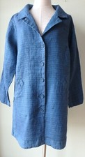 Flax Designs Linen Jacket M & L Nwt Suave Jacket Night Sky