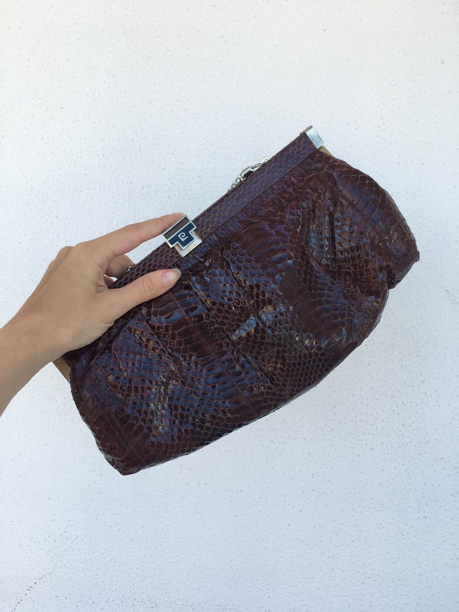 Vintage Snake Skin Leather Bag From MAZLIACH BROS M.B.N.R.