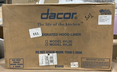 Dacor 36'' Heritage Renaissance Integrated Hood Liner - RNIHL36