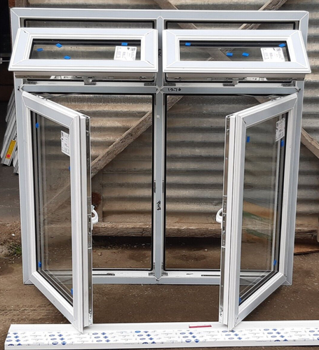 New Upvc Window White Double Glazed 1320 mm x 1320 mm/1350 mm with sill/ - Picture 4 of 17