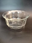 Vintage Anchor Hocking Moments Clear Glass All-Purpose Bowl Scalloped Edge
