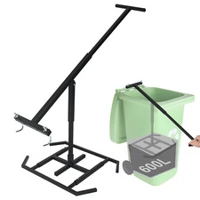 Manual Trash Can Compactor Waste Garbage Compaction Tool 120-660L Wheelie Bin