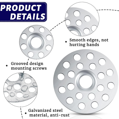 #ad 200 Pieces 1 Inch Plaster Washers Metal Washers for Screws Plaster Repair Rings $17.62