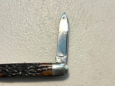 1905-1914 WR Case & Sons 62053 Jigged Bone 2 Blade Senator Knife