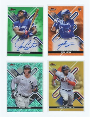 2022 Topps FINEST (NUMBERED PARALLELS & AUTOS) YOU PICK (Buy 3 Get 1 FREE!)