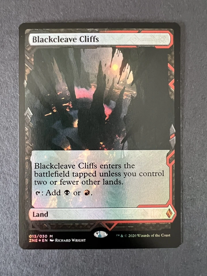 NM Foil Blackcleave Cliffs, MTG, Zendikar Expeditions, Magic the Gathering, 13 - Image 2 of 4