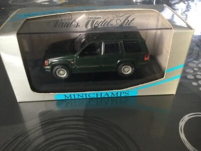 JEEP GRAND CHEROKEE verte MINICHAMPS 1:43 - Photo 1/4