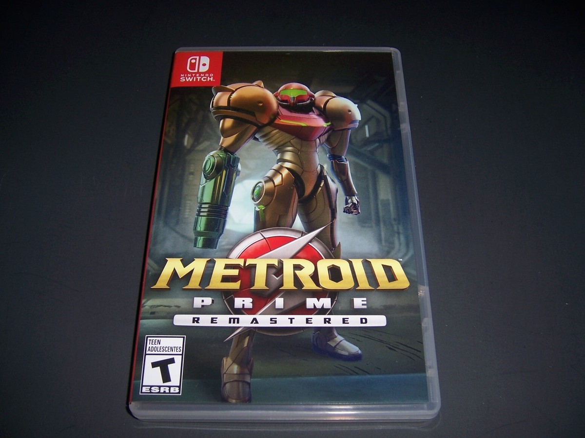 Original Box Case Replacement ONLY Nintendo Switch METROID PRIME REMASTERED