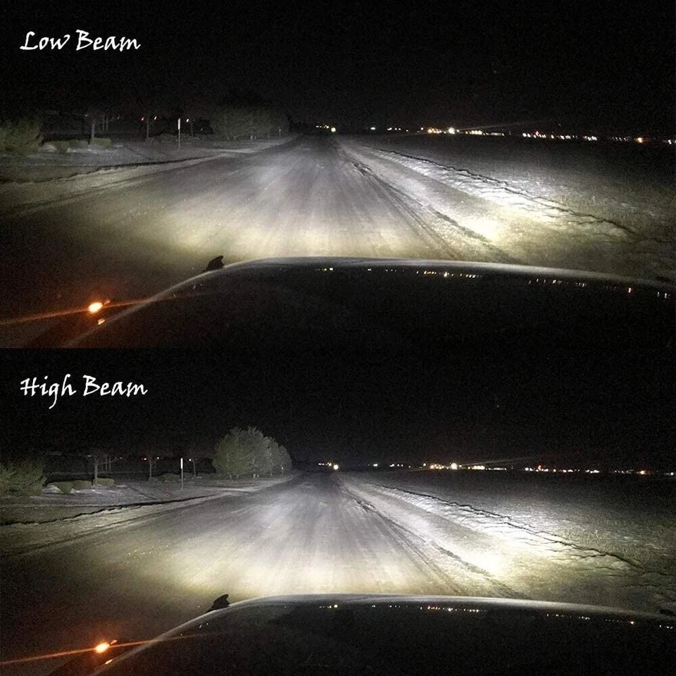 2007-2018 For Jeep Wrangler JK Combo 7'' Round LED Headlights Turn Signal Lights - Image 4 of 4